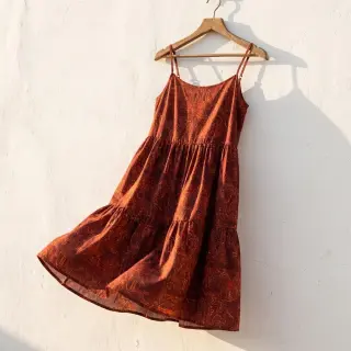 Viszkóz RAYON POPLIN Flow design B