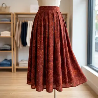 Viszkóz RAYON POPLIN Flow design B