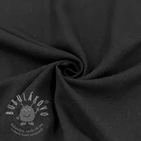 Viszkóz lenvászonnal WASHED black