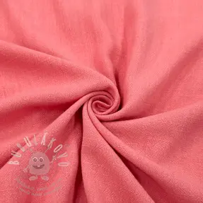 Viszkóz lenvászonnal WASHED coral