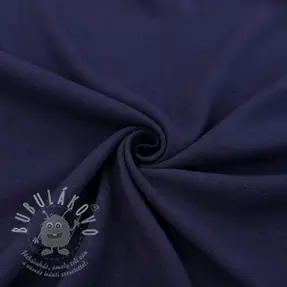 Viszkóz lenvászonnal WASHED navy