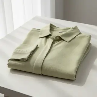 Viszkóz lenvászonnal WASHED light lime