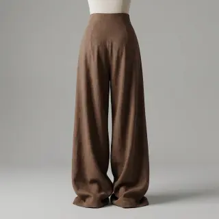Viszkóz lenvászonnal WASHED light brown