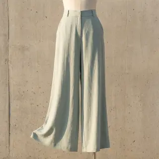 Viszkóz lenvászonnal WASHED mint