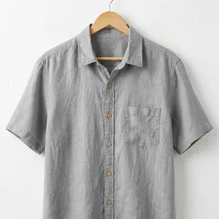 Viszkóz lenvászonnal WASHED grey