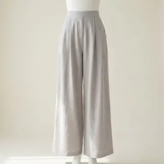 Viszkóz lenvászonnal WASHED light grey