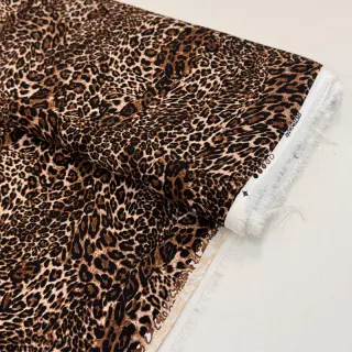 Viszkóz RADIANCE Skinny brown digital print