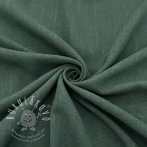 Viszkóz lenvászonnal WASHED dark green