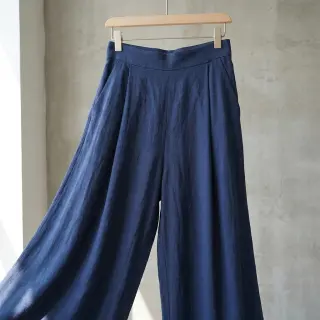 Viszkóz lenvászonnal WASHED marine
