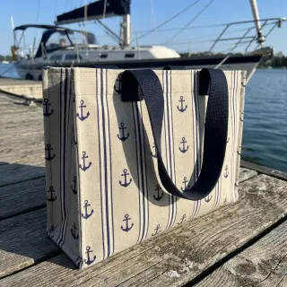 Dekorációs anyag Linenlook Stripe Maritime