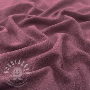Lenvászon előmosott STONEWASHED PREMIUM bordeaux