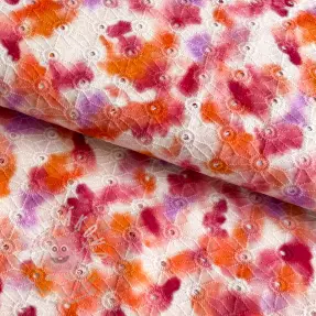 Pamutvászon EMBROIDERY Paint brush design A