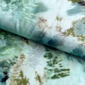 Viszkóz TWILL Messy TIE DYE design A