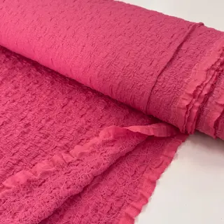 Pamutvászon SMOGGED EMBROIDERY pink