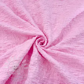 Pamutvászon SMOGGED EMBROIDERY light pink