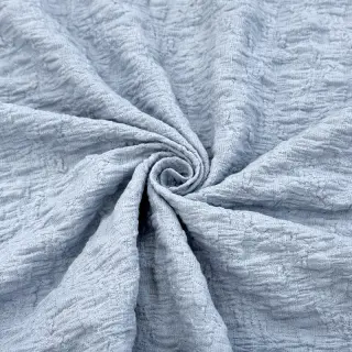 Pamutvászon SMOGGED EMBROIDERY baby blue