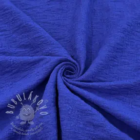Pamutvászon SMOGGED EMBROIDERY cobalt