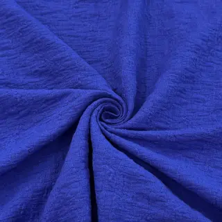Pamutvászon SMOGGED EMBROIDERY cobalt