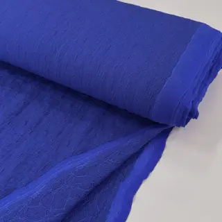 Pamutvászon SMOGGED EMBROIDERY cobalt
