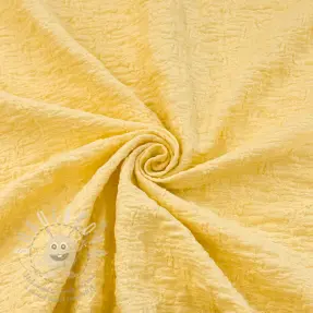 Pamutvászon SMOGGED EMBROIDERY yellow