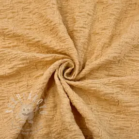 Pamutvászon SMOGGED EMBROIDERY brown