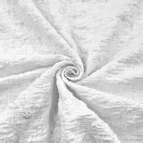 Pamutvászon SMOGGED EMBROIDERY white