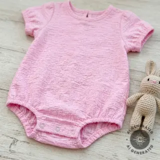 Pamutvászon SMOGGED EMBROIDERY light pink