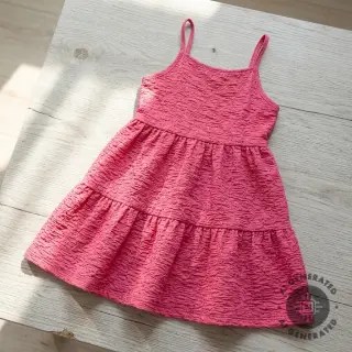 Pamutvászon SMOGGED EMBROIDERY pink