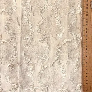 Pamutvászon lenvászonnal JACQUARD RUFFLE