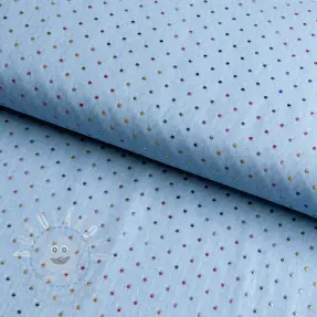 JEANS DENIM 3,8 OZ Drops Metallic light blue