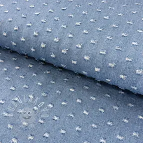 JEANS DENIM 6 OZ Small Holes light blue