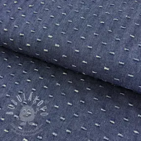 JEANS DENIM 6 OZ Small Holes blue