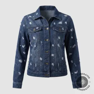 JEANS DENIM 6 OZ Big Holes dark blue