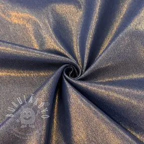 JEANS DENIM 8,5 OZ STRETCH WASHED metallic dark blue gold