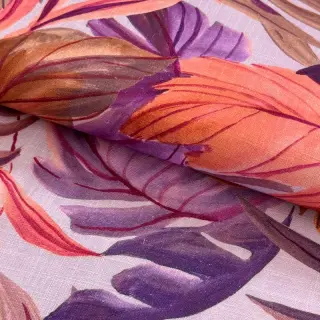 Viszkóz lenvászonnal Painted leaves