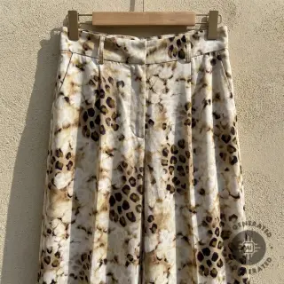 Viszkóz TWILL Structured Panther design B