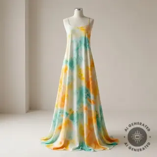 Viszkóz SATIN Blurricio design A