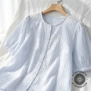 Pamutvászon EMBROIDERY Flowstripe