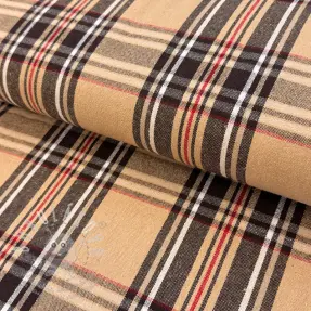 Dekorációs anyag Ecossais beige coffee