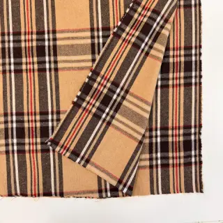 Dekorációs anyag Ecossais beige coffee