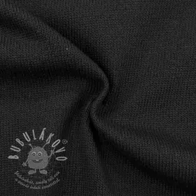 Pulóver anyag BABY KNIT black