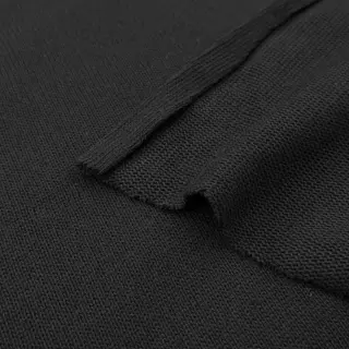 Pulóver anyag BABY KNIT black