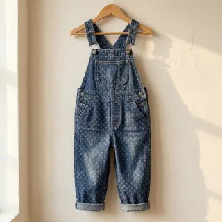 JEANS DENIM 6 OZ Big flakes dark blue