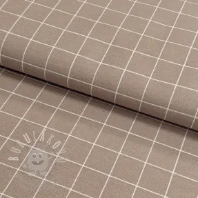 Dekorációs anyag premium Perfect grid lines taupe