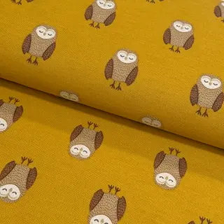 Dekorációs anyag premium Night owl nap yellow