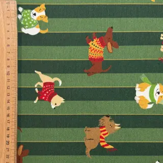Dekorációs anyag premium Dog frost friends army digital print