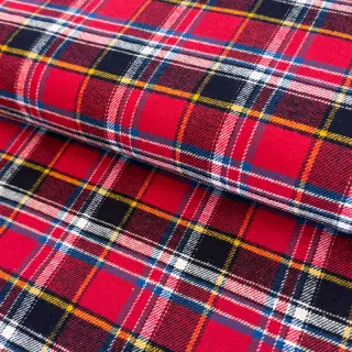 Pamutvászon FLANEL YARN DYED BRUSHED CHECK design E