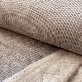 Kordbársony QUILT champagne