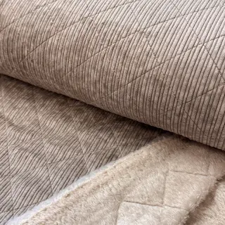 Kordbársony QUILT champagne