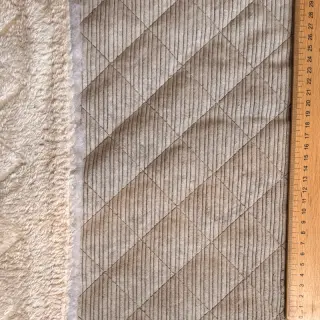 Kordbársony QUILT champagne
